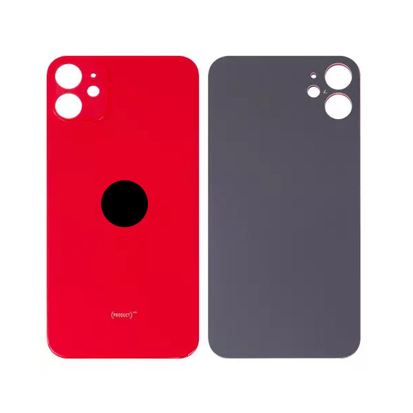 Задня кришка для iPhone 11, Original PRC, Big Hole, Red - 1