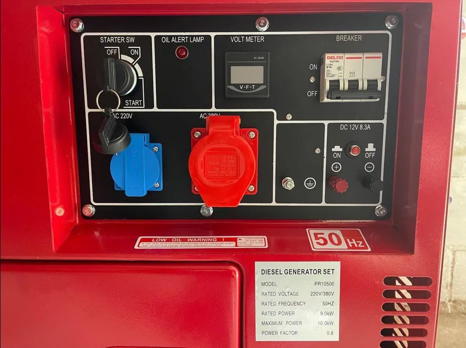 Генератор дизельний Sayide PR10500 10 kWt, трьохфазний з електростартером - 3