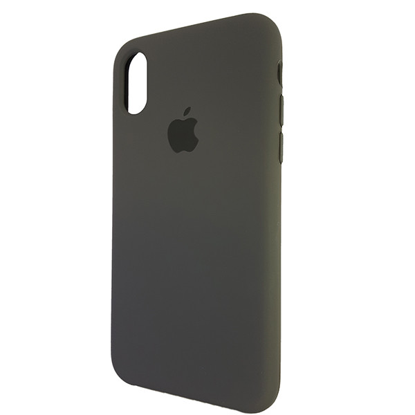 Чохол Copy Silicone Case iPhone X/XS Dark Olive (34) - 2
