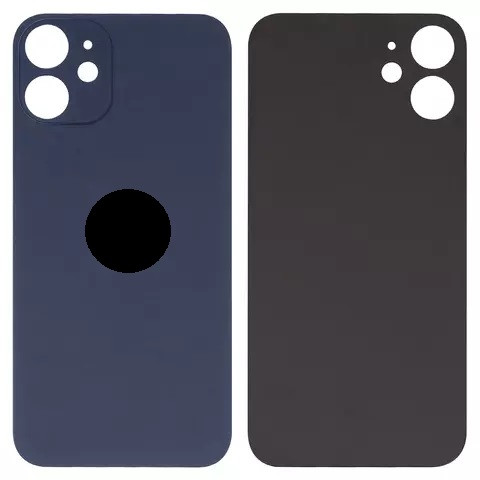 Задня кришка для iPhone 12 mini, Original PRC, Big Hole, Blue - 1