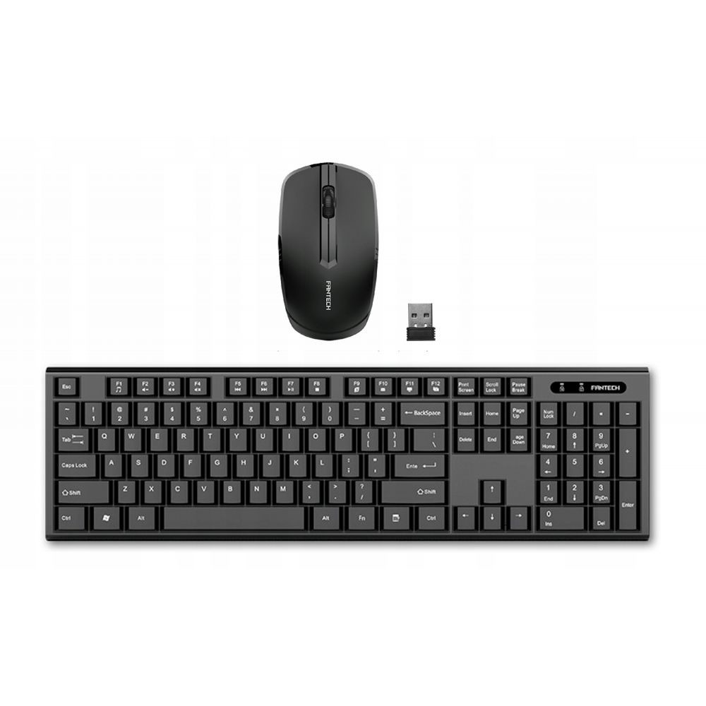 Безпровідна клавіатура і миша Fantech WK893 Black - 1