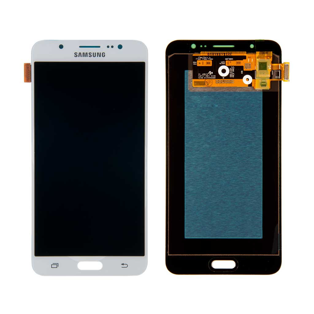 Дисплейний модуль Samsung J710F Galaxy J7 2016, J710H Galaxy J7 2016, OLED, White - 1