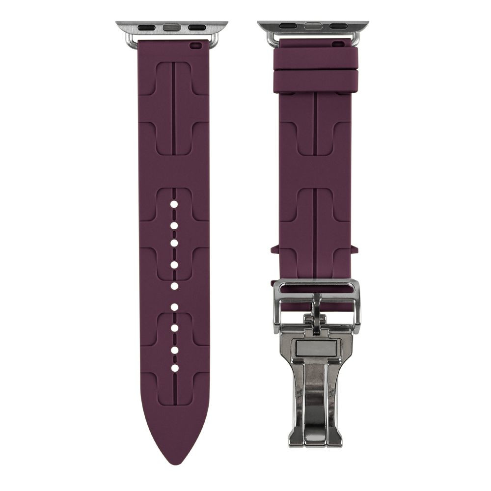 Ремінець Hermes для Watch Series 38/40/41 mm, Wine Red - 1