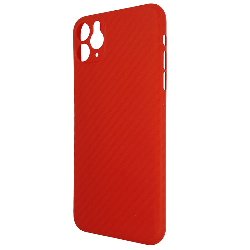 Чохол Anyland Carbon Ultra thin для Apple iPhone 11 Pro Max Red - 2