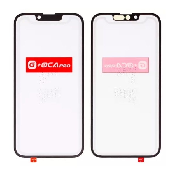 Скло дисплею для iPhone 14, G+OCA PRO, з ОСА-плівкою, Black - 1