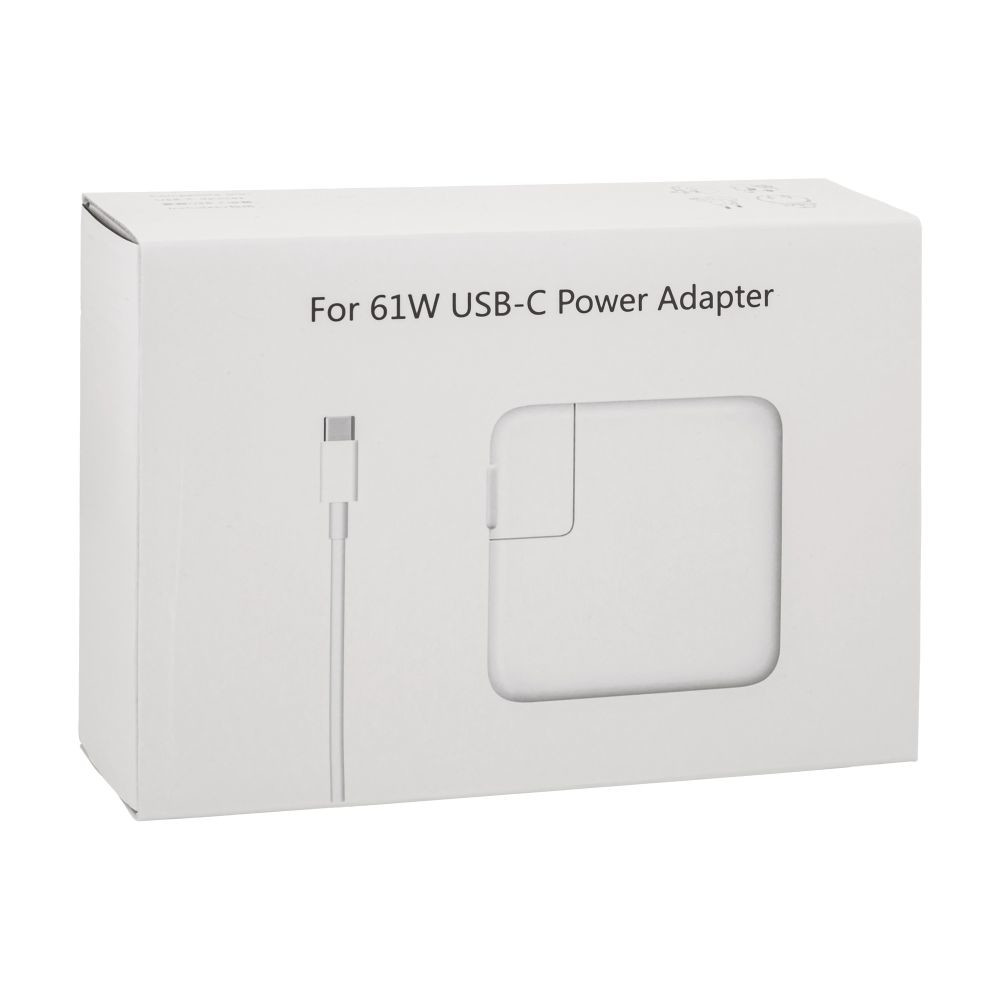 Мережевий зарядний пристрій для Macbook, PD 61W, White - 1