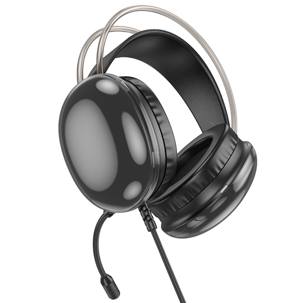 Гарнітура Hoco W109 Plus, USB 7.1, 2m, Black - 11