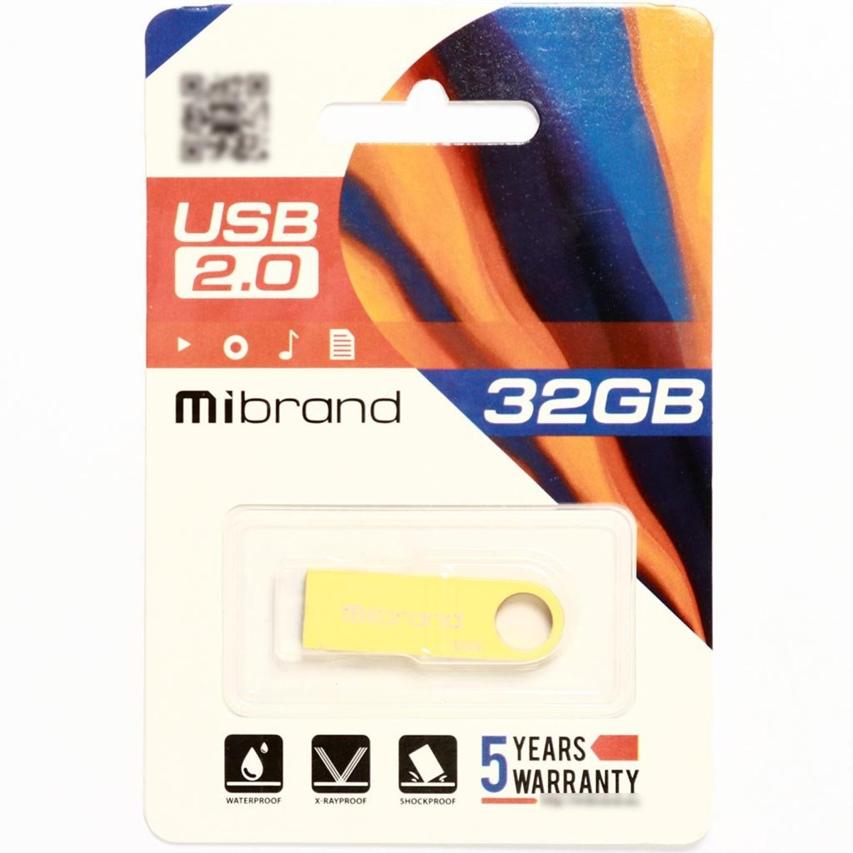 Флешка Mibrand USB 2.0 Puma 32Gb Gold - 2