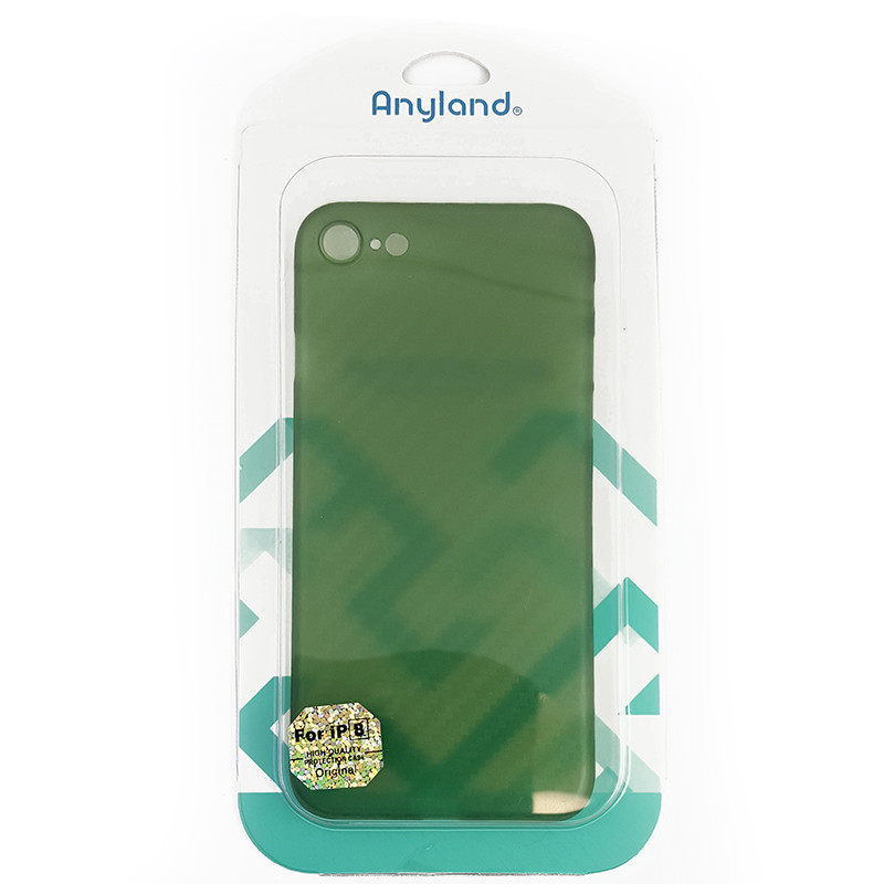 Чохол Anyland Carbon Ultra thin для Apple iPhone 7/8/SE Green - 4