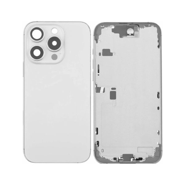 Корпус для iPhone 16 Pro Max, Original PRC, EU Version, White Titanium - 1