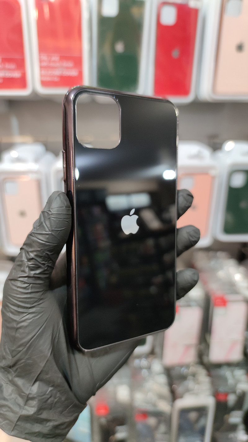 Чохол Glass Case для Apple iPhone 11 Black - 2