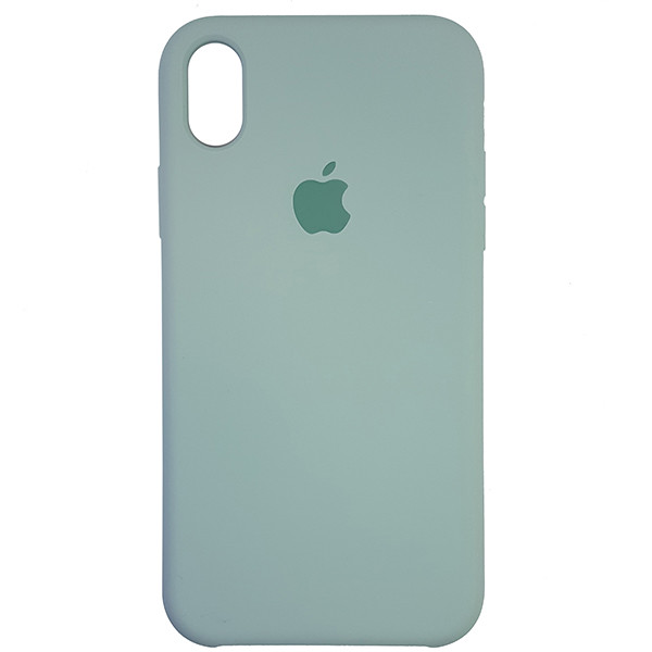 Чехол Copy Silicone Case iPhone XR Mist Green (17) - 3