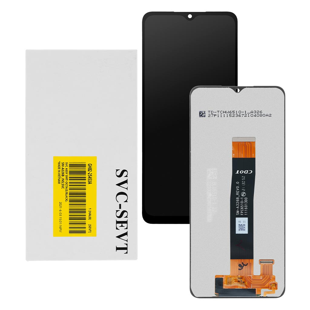 Дисплейний модуль Samsung A326 Galaxy A32 5G, GH82-25453A, Service Pack Original, Black - 1