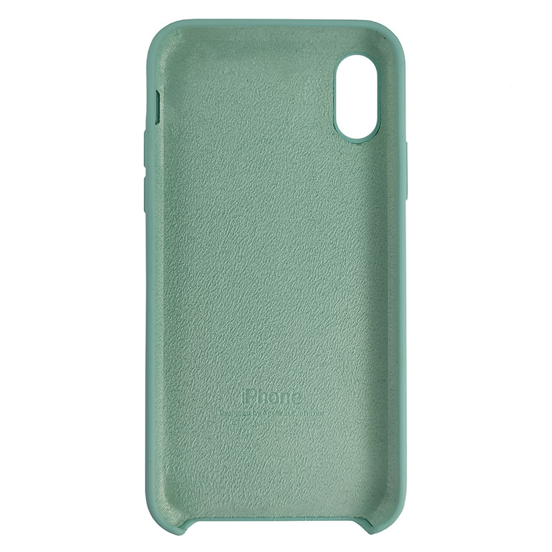 Чохол Copy Silicone Case iPhone X/XS Marina Green (44) - 3