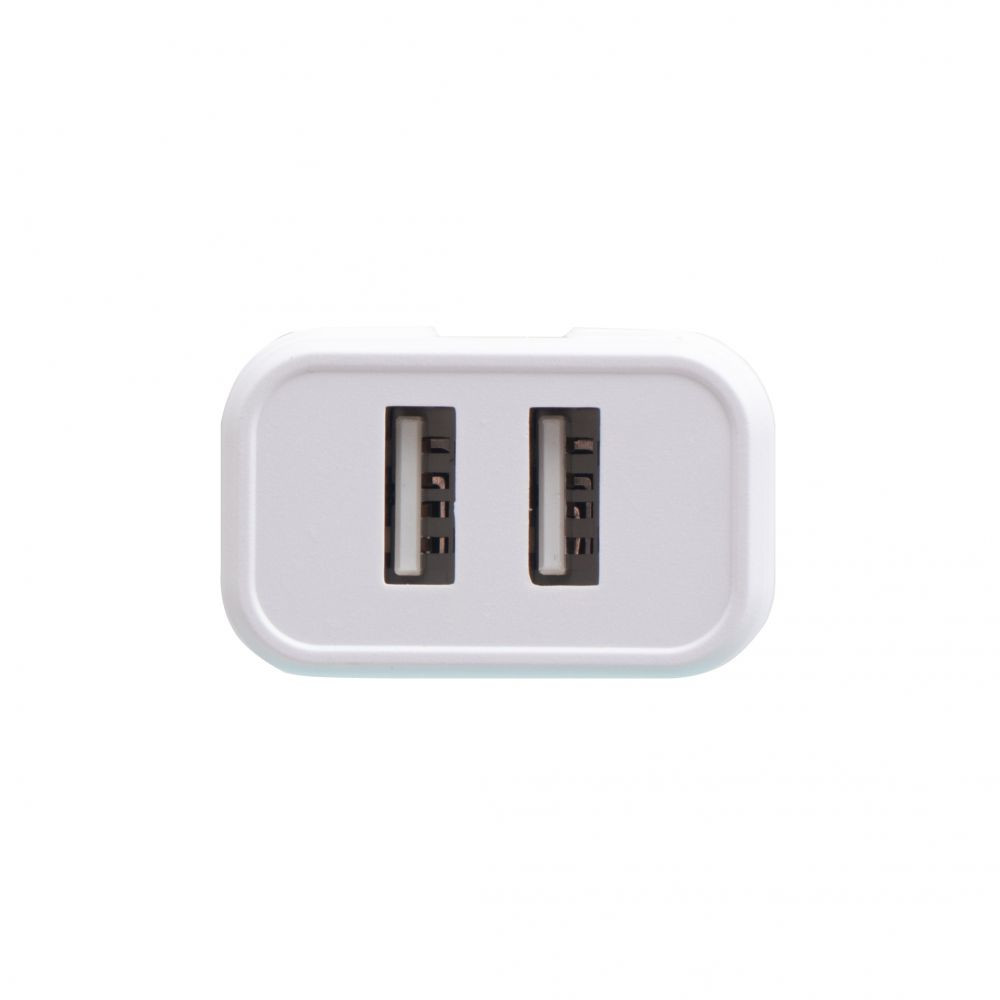 Мережевий зарядний пристрій Borofone BA37A, Cable Lightning, 2.4A, White - 6