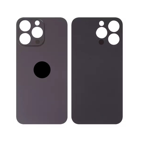 Задня кришка для iPhone 14 Pro Max, Original PRC, Big Hole, Black - 1