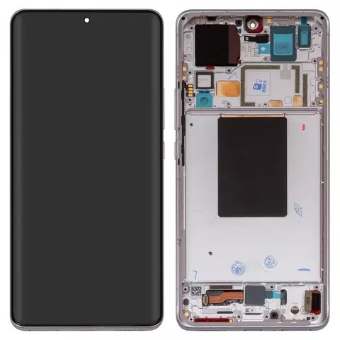 Дисплейний модуль для Xiaomi 12 Pro, з рамкою, Original PRC, Purpule - 1