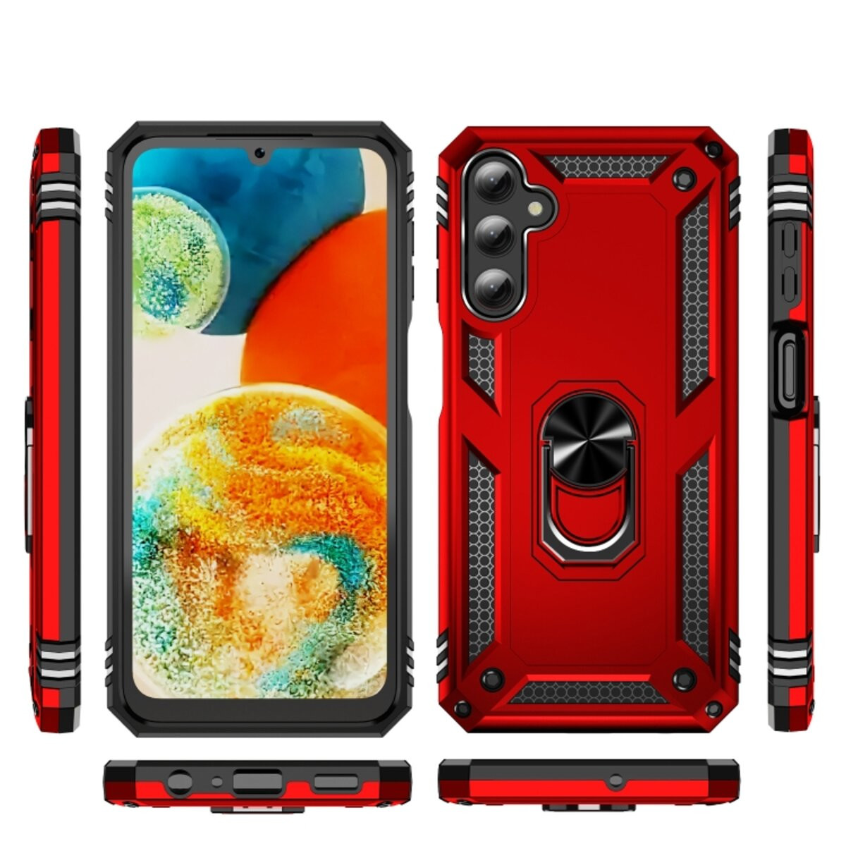 Чохол Cosmic Robot Ring for Samsung Galaxy A34 5G Red - 2
