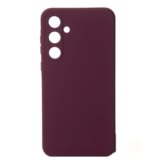 Чохол Original Silicone Case для Samsung A556 Galaxy A55, Bordo - 1