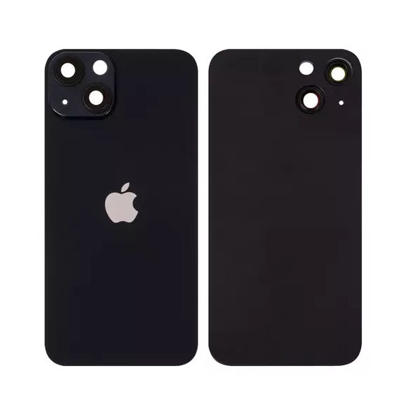 Задня кришка для iPhone 13, із склом камери, Small Hole, Black - 1