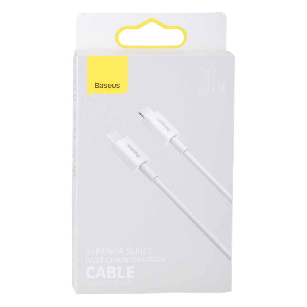 Кабель Baseus Superior Series Fast Charging Data Cable Type-C to Lightning PD 20W 2m White - 5