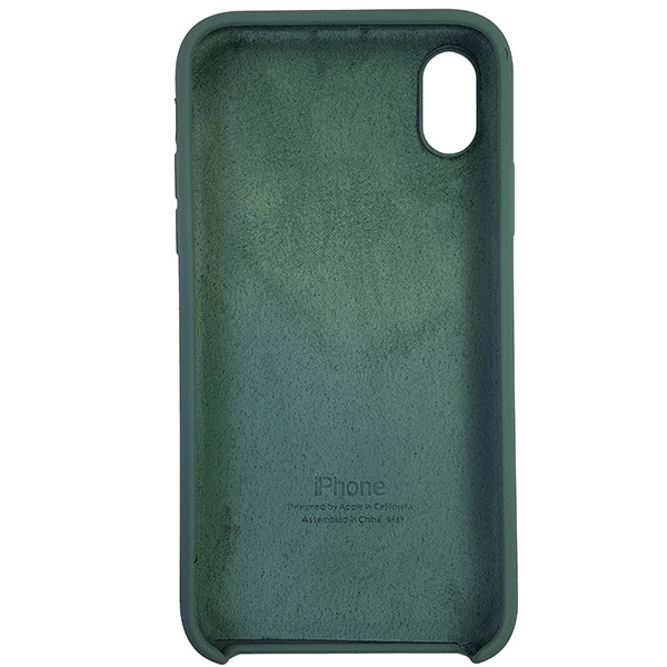 Чохол Copy Silicone Case iPhone XR Wood Green (58) - 4