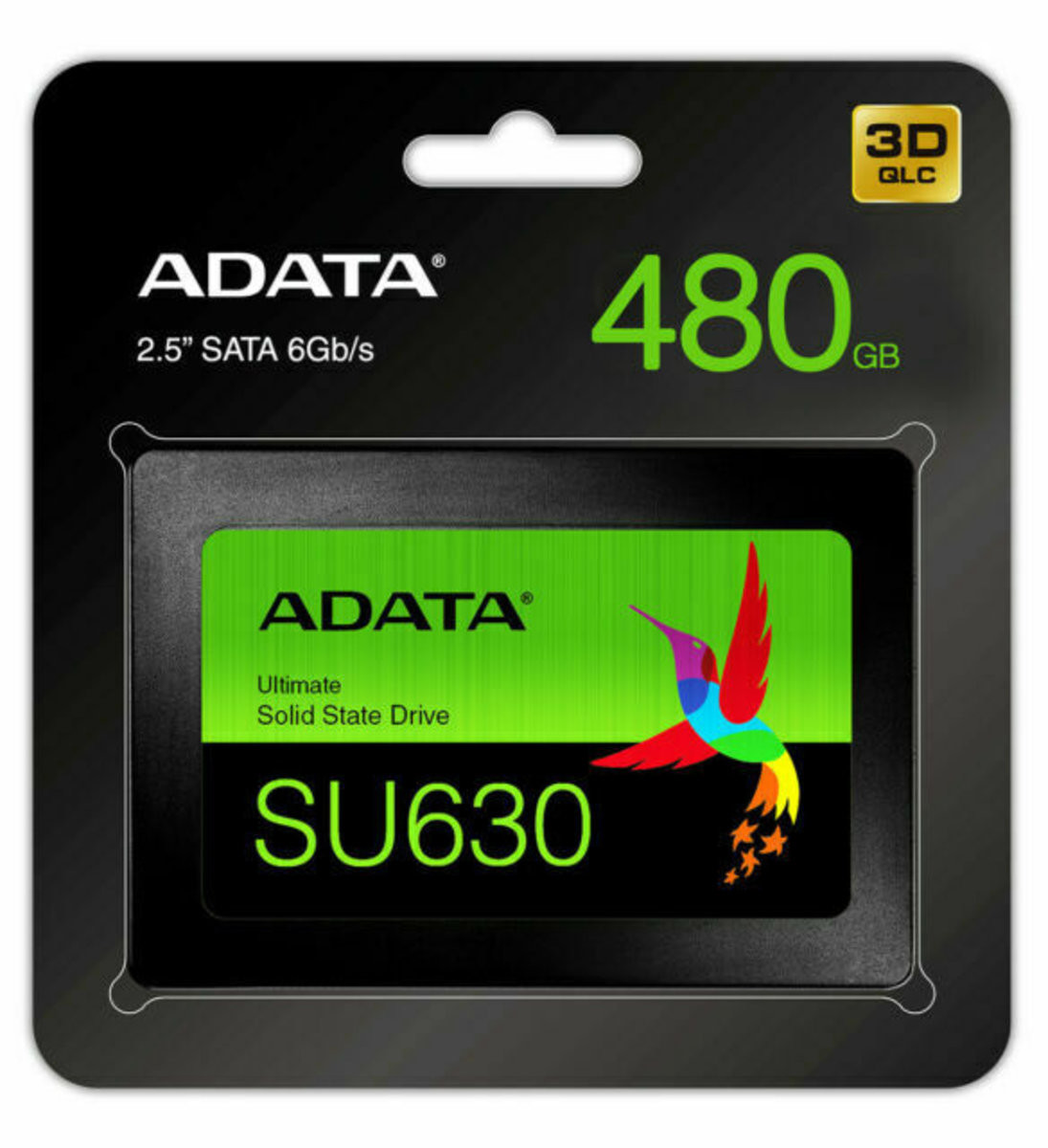 SSD-накопичувач ADATA Ultimate SU630 480GB 2.5" SATA III 3D QLC - 3