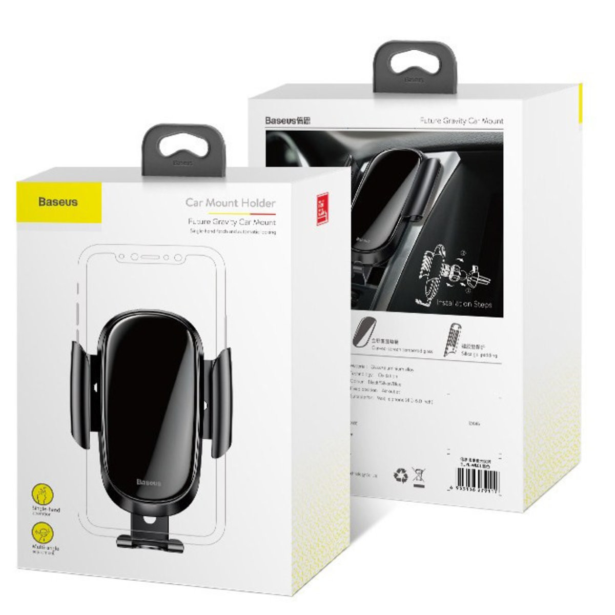 Автотримач Baseus Future Gravity, Black - 1