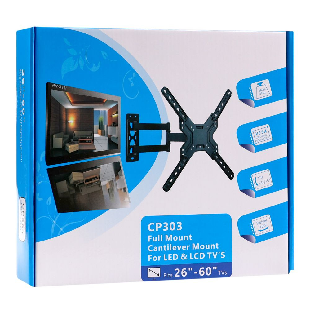 Кронштейн для телевізора CP303, 26-60", Black - 8