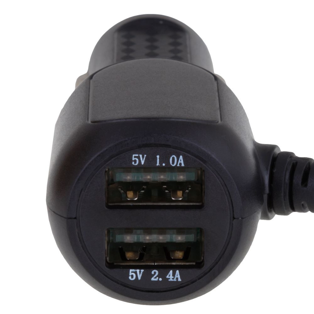 Автомобільний Зарядний Пристрій Micro USB 3400 mAh 3.5m Black - 3