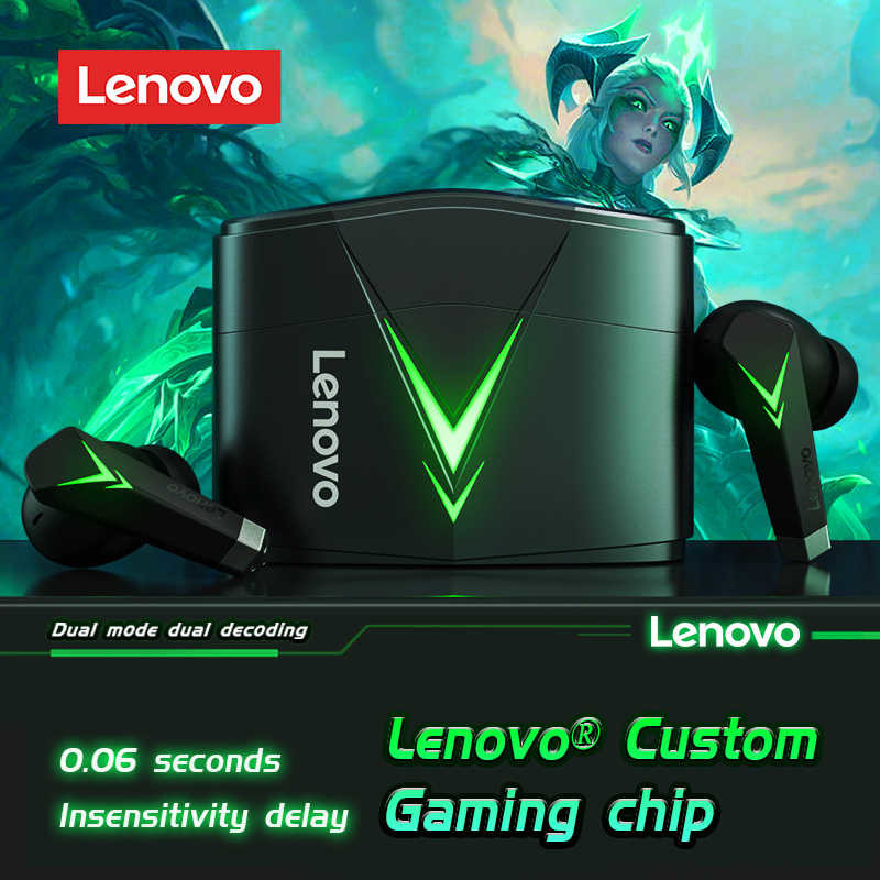 Безпровідна гарнітура Lenovo LP6 Black - 4