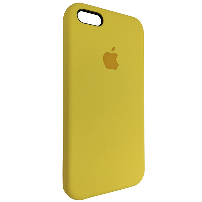 Чохол Copy Silicone Case iPhone 5/5s/5SE Yellow (4) - 1