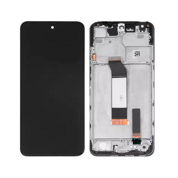 Дисплейний модуль для Xiaomi Poco M3 Pro, Redmi Note 10 5G, з рамкою, Original PRC, Black - 1