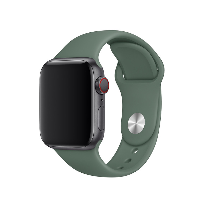 Ремінець для Apple Watch 38/40/41 mm Sport Band Wood Green (58)  - 2