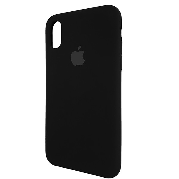 Чохол Copy Silicone Case iPhone X/XS Black (18) - 1
