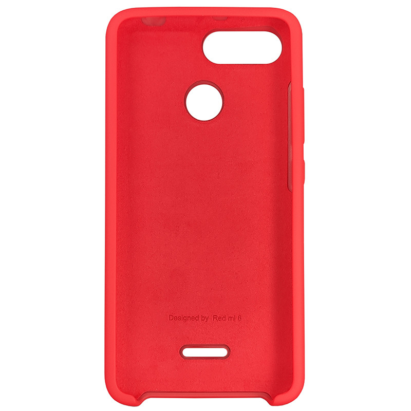 Чохол Silicone Case for Xiaomi Redmi 6 Red (14) - 3