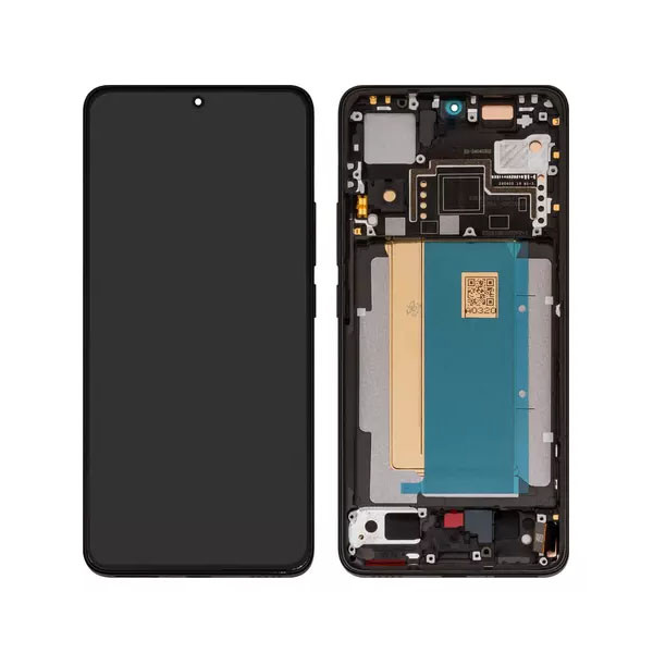 Дисплейний модуль для Xiaomi Poco F6, з рамкою, Original PRC, Black - 1