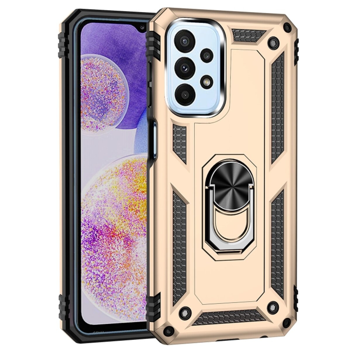 Чохол Cosmic Robot Ring for Samsung Galaxy A23 4G Gold - 7