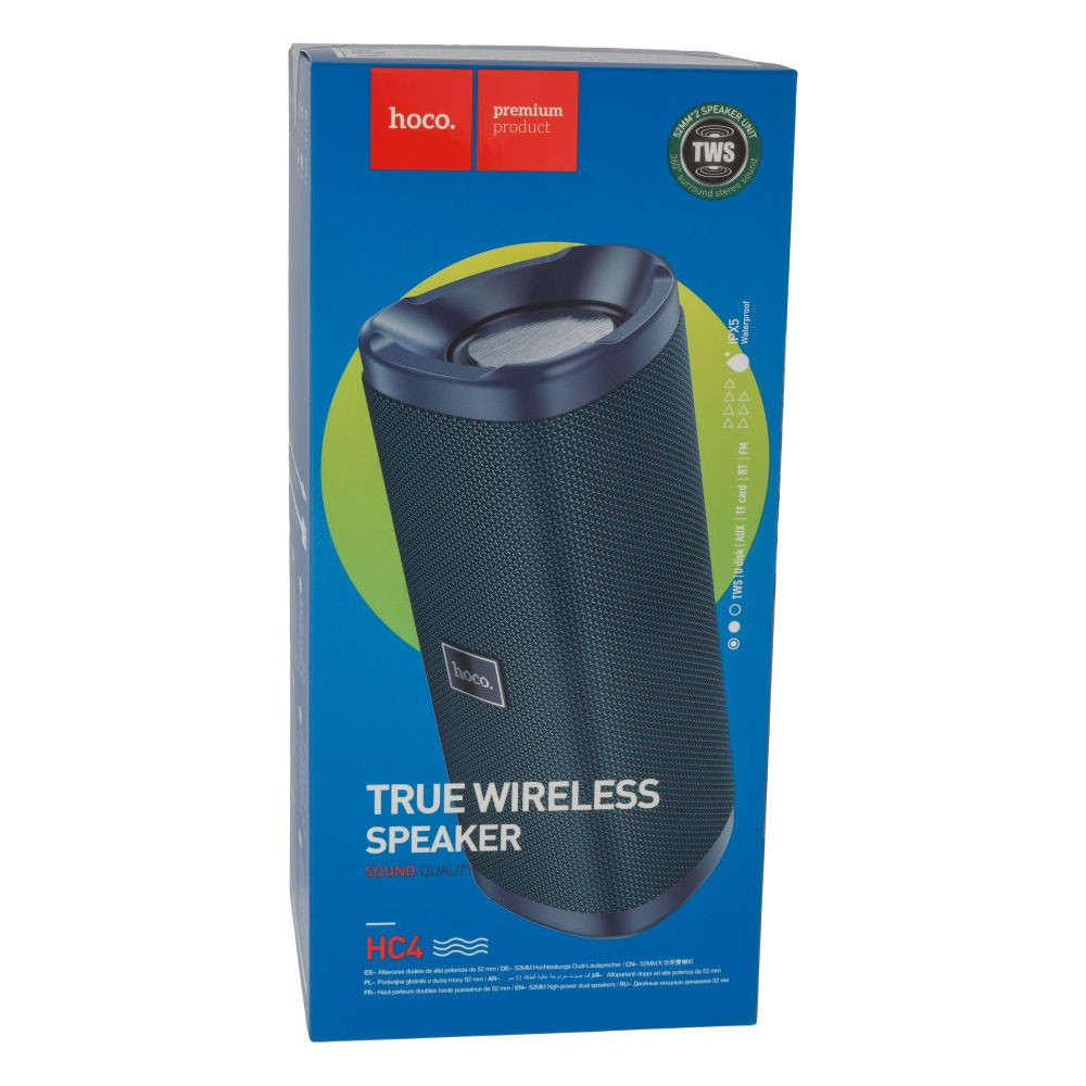 Портативна колонка Hoco HC4 Red - 6