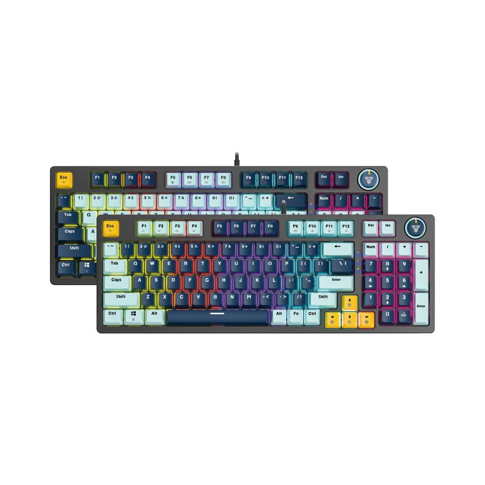 Провідна клавіатура Fantech ATOM96 MK890V2 Blue Switch, Navy - 5