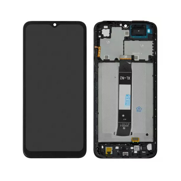 Дисплейний модуль для Xiaomi Poco C50, Poco C51, Redmi A1, Redmi A2, з рамкою, High Copy, Black - 1