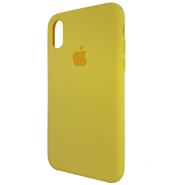 Чохол Copy Silicone Case iPhone X/XS Yellow (4) - 2