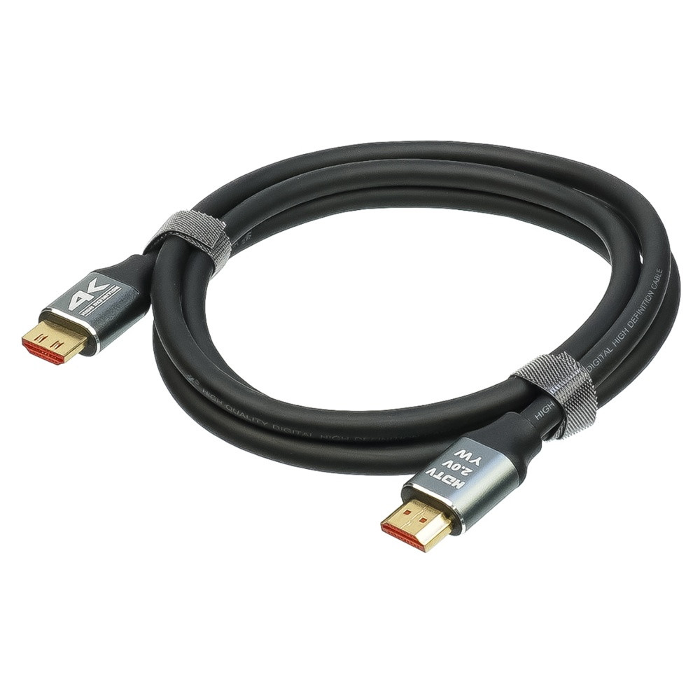 Кабель HDMI to HDMI, 2.0V, 4K 3840P, 5m, Black - 1