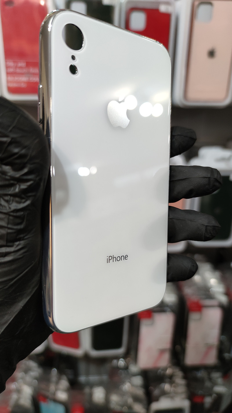 Чохол Glass Case для Apple iPhone XR White - 2