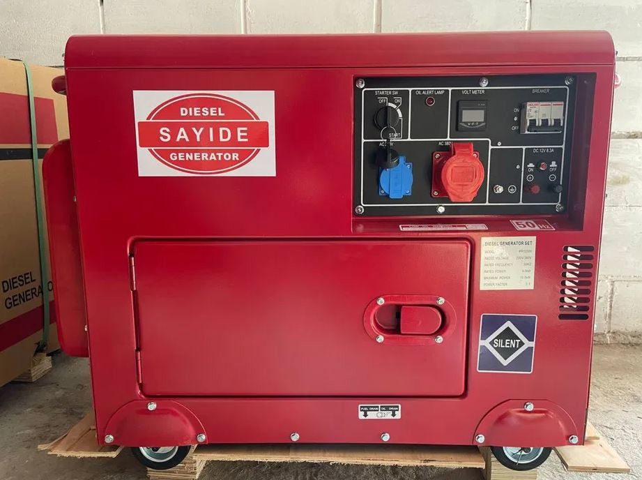 Генератор дизельний Sayide PR10500 10 kWt, трьохфазний з електростартером - 1