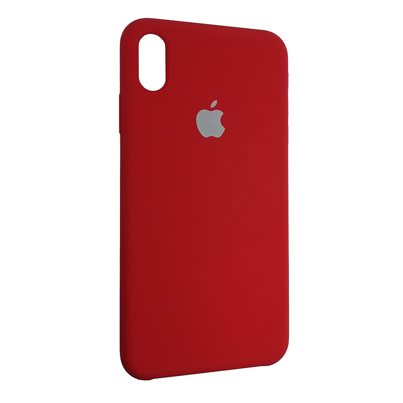 Чохол Copy Silicone Case iPhone XS Max China Red (33) - 1