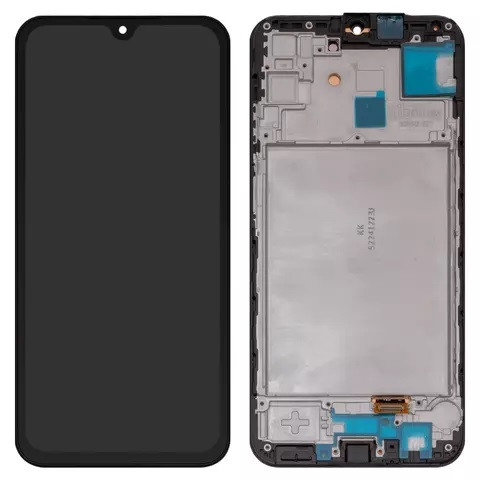 Дисплейний модуль для Samsung A155 Galaxy A15, з рамкою, High Copy, Small OLED, Black - 1