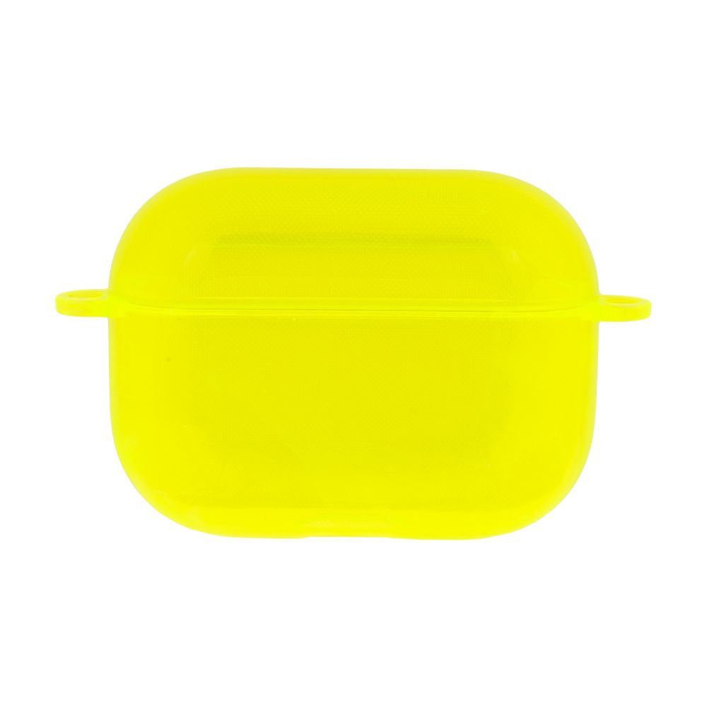 Silicone Case for AirPods Pro Neon Color Yellow - 1