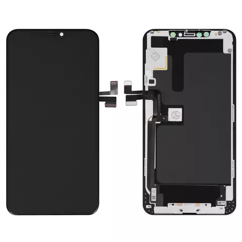 Дисплейний модуль для iPhone 11 Pro Max, Original PRC, Self-welded OEM, Black - 1