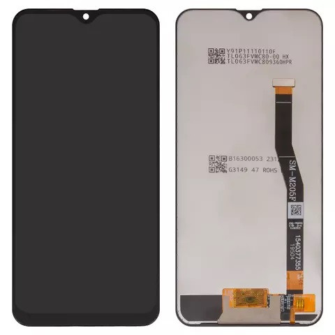 Дисплейний модуль для Samsung M205 Galaxy M20, Service Pack, Black - 1